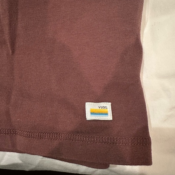 Vuori maroon pima cotton t-shirt - Picture 2 of 3